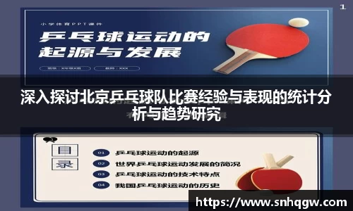 深入探讨北京乒乓球队比赛经验与表现的统计分析与趋势研究
