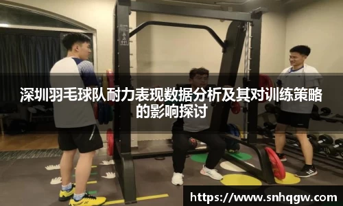 深圳羽毛球队耐力表现数据分析及其对训练策略的影响探讨